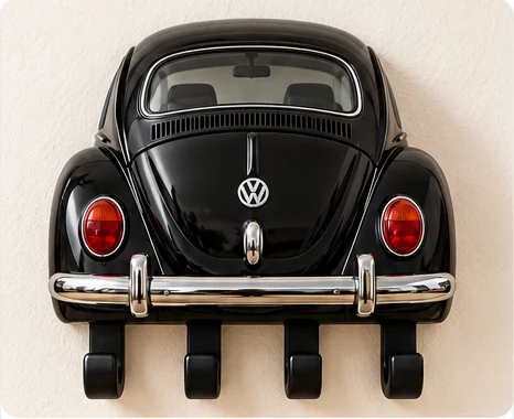 Porta-chaves de Fusca • traseira