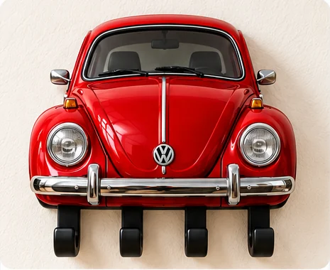 Porta-chaves de Fusca • frente